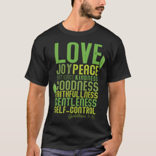 T-shirt Le Fruit de l'Esprit donne la Bible chrétienne V