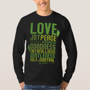 T-shirt Le Fruit de l'Esprit donne la Bible chrétienne V