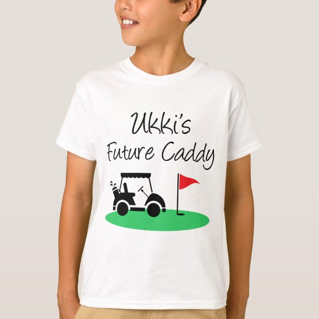 T-shirt Le futur caddy finlandais petit-enfant Ukki (Devant)
