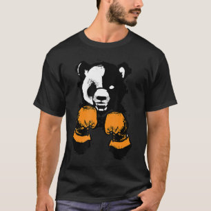 T-shirt Le gagnant Cool Panda Bear Boxe Glove