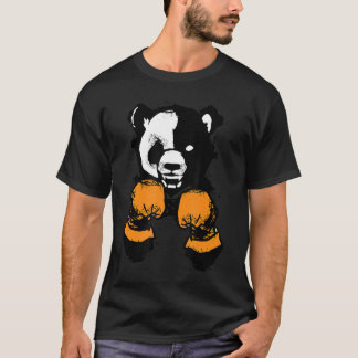 T-shirt Le gagnant Cool Panda Bear Boxe Glove