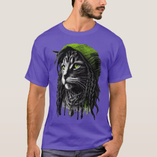 T-shirt Le garçon de chat Rasta