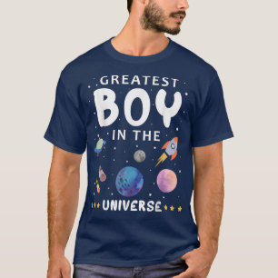 T-shirt Le Garçon Le Plus Grand Dans L'Univers Science Spa