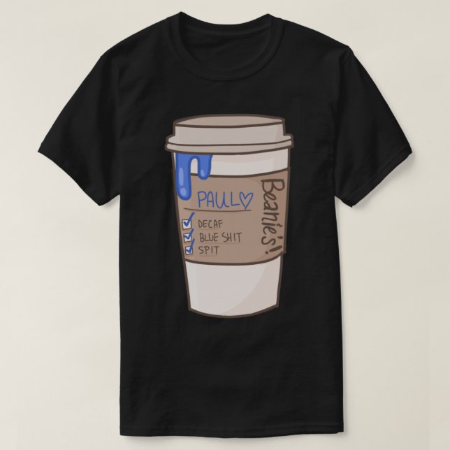 T-shirt le gars qui n'aime pas les comédies musicales (Design devant)