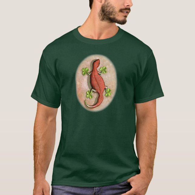 T-shirt Le Gecko de St Patrick (Devant)