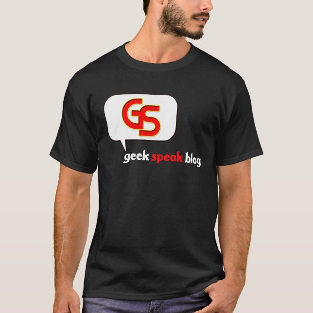 T-shirt Le geek me parlent le Blog-Entretien Geeky ! - (Devant)