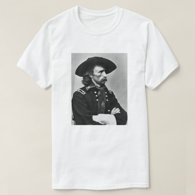 T-shirt Le Général Custer - guerre civile (Design devant)