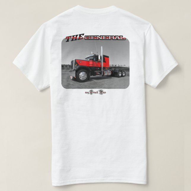 T-shirt Le général de la chemise de camionnage de cheval (Design dos)