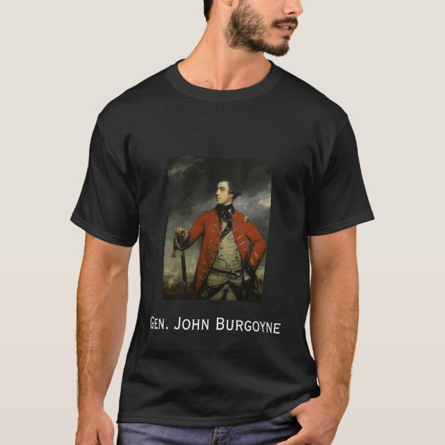 T-shirt Le Général John Burgoyne (Devant)