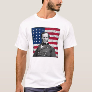 T-shirt Le Général Sherman et le drapeau américain