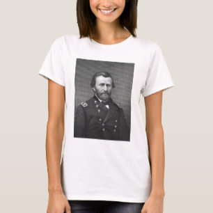 T-shirt Le général Ulysses Simpson Grant, gravé après une