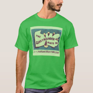 T-shirt Le Gerrymander blesse le tee-shirt PA FDPA