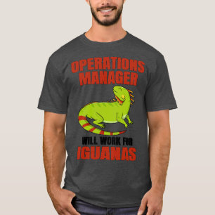 T-shirt Le Gestionnaire Des Opérations Travaillera Pour Ig