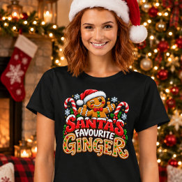 T-shirt Le Gingembre Préféré du Père Noël – Gingembre de N