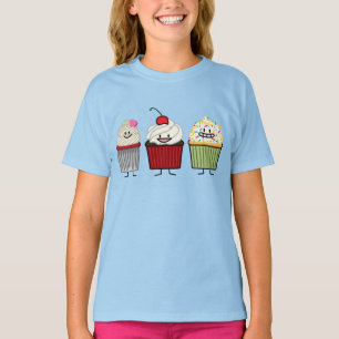 T-shirt Le glaçage de famille de petit gâteau arrose le