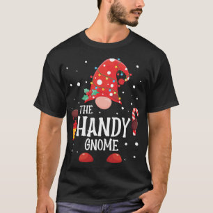 T-shirt Le Gnome Handicap Correspondant Famille Noël Gnome