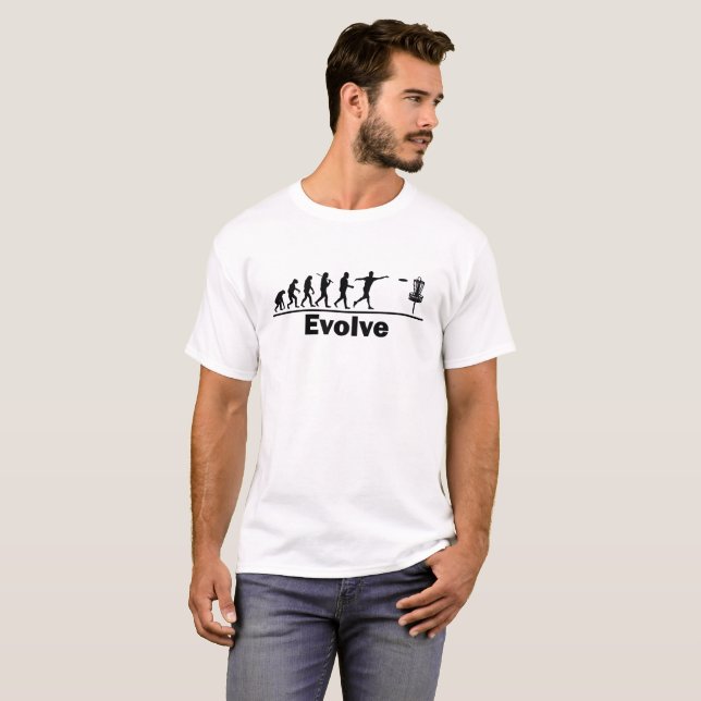 T-shirt Le golf de disque évoluent le tee de golf de (Devant entier)