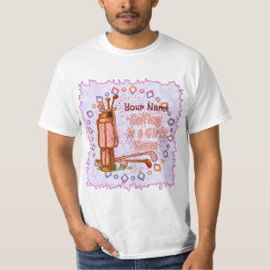 T-shirt Le golf est un jeu pour filles