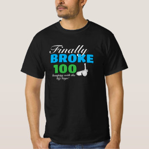 T-shirt Le golfeur avide atteint un jalon sportif
