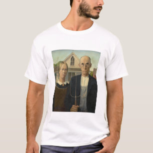 T-shirt Le gothique américain du bois