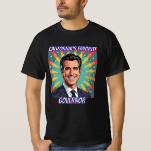 T-shirt Le gouverneur favori de Californie   Gavin Newsom
