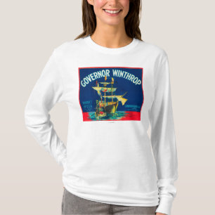T-shirt Le Gouverneur Winthrop Apple marquent (rouge) -