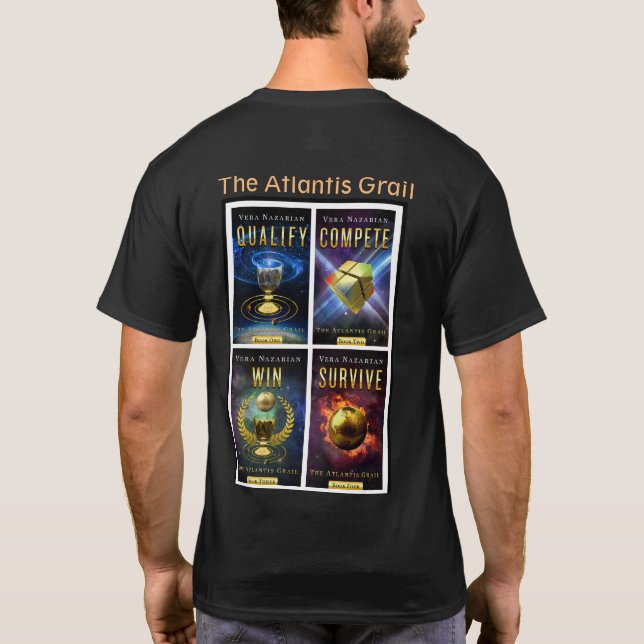 T-shirt Le Graal de l'Atlantide - finaliste 2018 de (Dos)