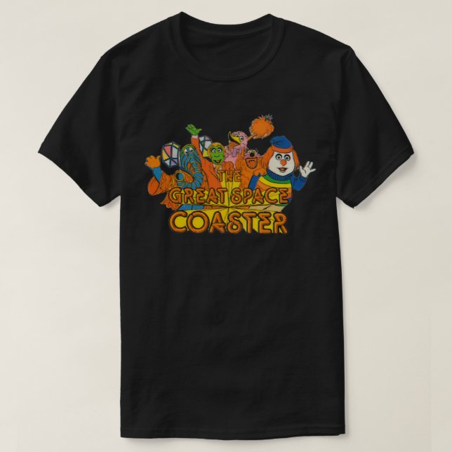 T-shirt Le grand Dessous de verre spatial (Design devant)