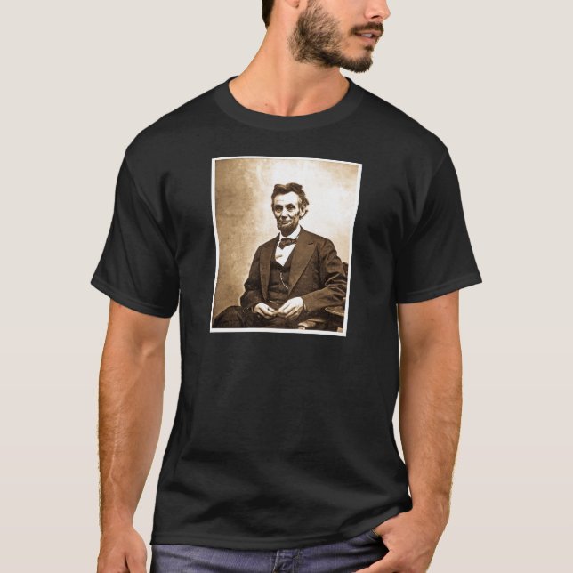 T-shirt Le grand émancipateur - Abe Lincoln (1865) (Devant)
