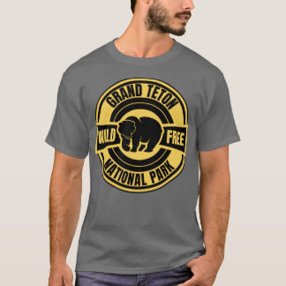 T-shirt le grand parc national de Teton