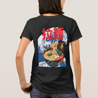 T-shirt Le grand ramen de vague Kanagawa