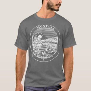 T-shirt Le Grand Sceau de l'Etat du Montana que