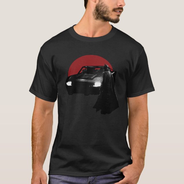 T-shirt Le graphique Batman & Batmobile (Devant)