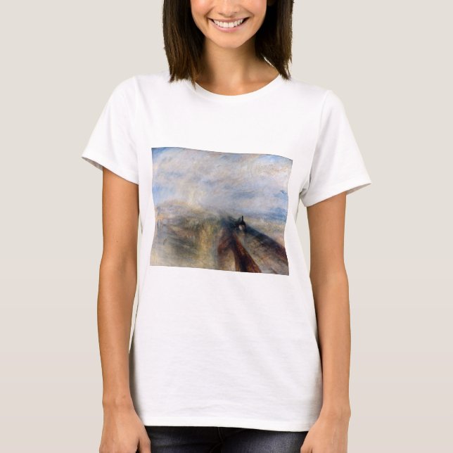 T-shirt Le Great Western Railway, William Turner, 1844 (Devant)