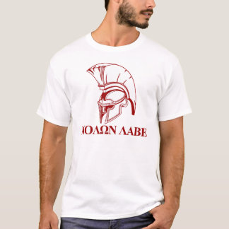 T-shirt Le Grec spartiate viennent lui prendre Molon Labe