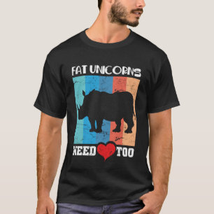 T-shirt Le Gros Unicorne a besoin d'amour trop drôle Rhin