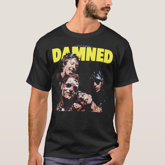 T-shirt Le groupe Damned (Devant)