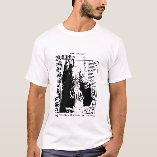 T-SHIRT LE GROUPE DE BUILDERBERG (Devant)