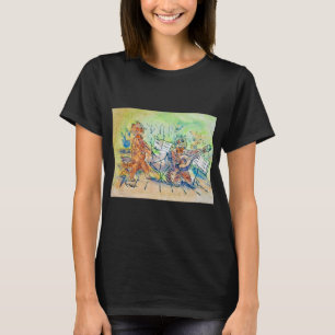 T-shirt Le groupe de Cats, Louis Wain