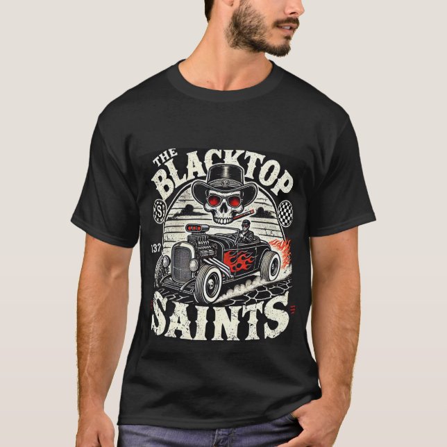 T-shirt Le groupe des Saints Blacktop (Devant)
