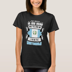 T-shirt Le Guatemala dans ma tête