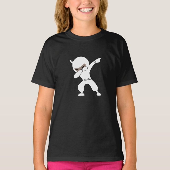 T-shirt Le Guerrier de la petite Ninja (Devant)