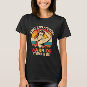 T-shirt Le Guerrier De Remplacement Du Genou Se Déplie Pou