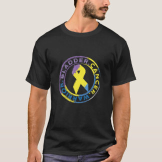 T-shirt Le guerrier du cancer de la vessie Sensibilisation