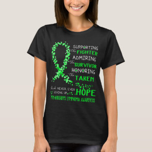 T-shirt Le guerrier du lymphome de non-Hodgkin soutient le