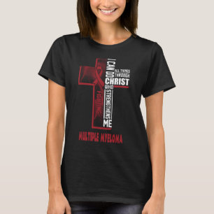 T-shirt le guerrier du myélome multiple peut faire tout ce