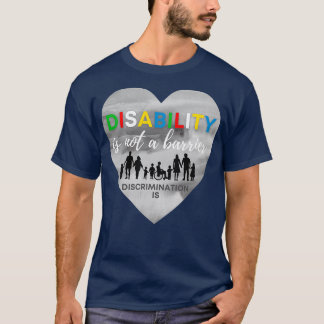 T-shirt Le handicap n'est pas un obstacle
