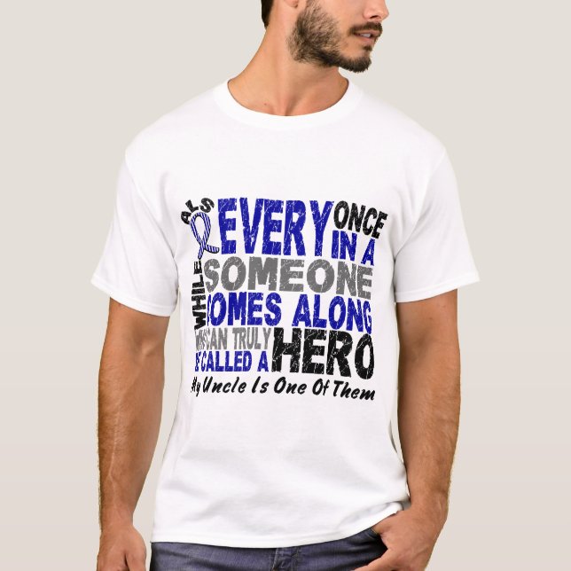 T-shirt Le héros de SAL vient le long 1 oncle (Devant)