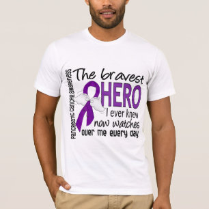 T-shirt Le héros le plus courageux j'ai jamais connu le