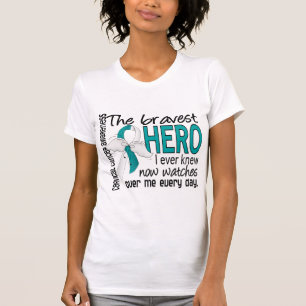 T-shirt Le héros le plus courageux j'ai jamais connu le